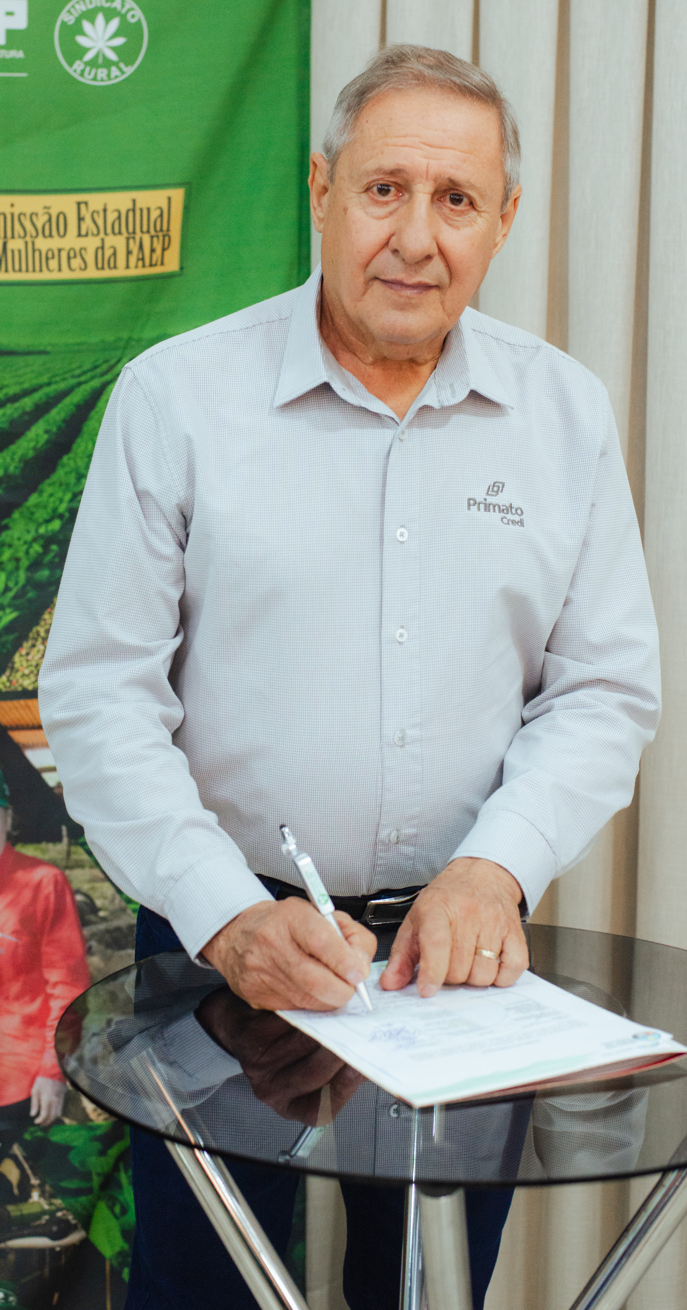 Foto de Cesar Dondoni, suplente da nova diretoria